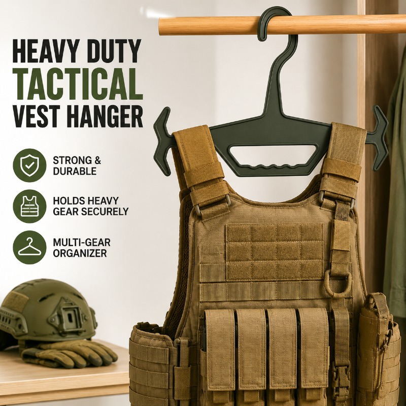 Heavy Equipment Armor - 헤비 듀티 전술 조끼 걸이, 나일론