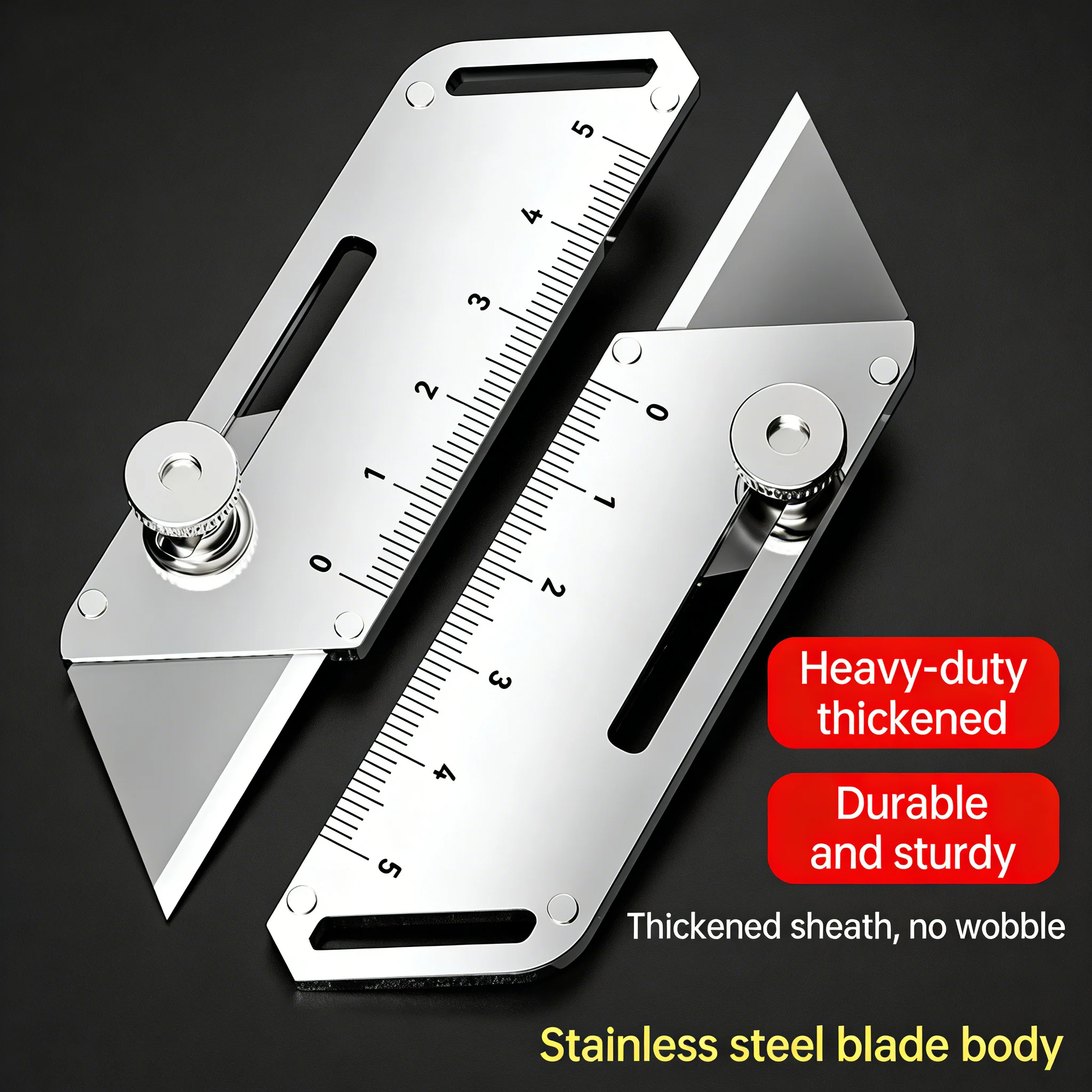 Heavy Equipment Blade - 헤비듀티 산업용 다용도 칼, 소형 스테인리스