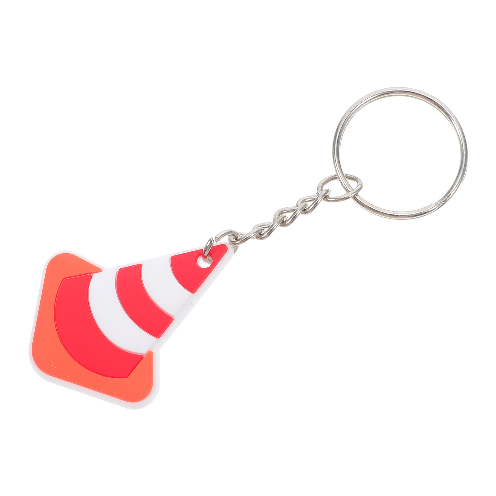 Road Traffic Cone - 10개입 도로 콘 열쇠고리 세트, 생동감
