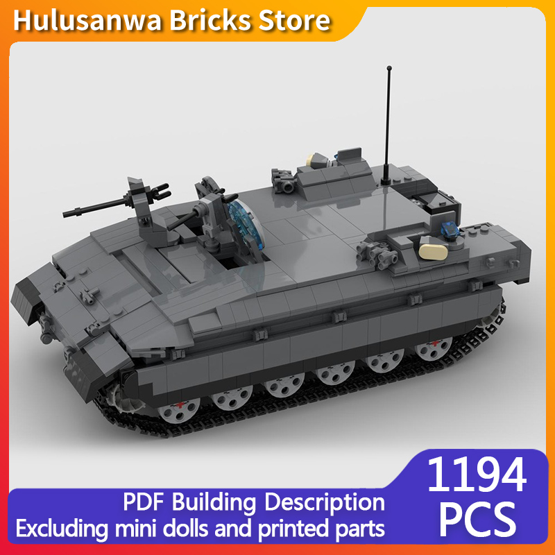 Heavy Equipment Armor - 무거운 궤도형 장갑차 모델 MOC 조립