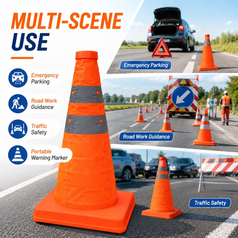 휴대용 접이식 교통 콘 30-70cm 반사 안전 경고  - Road Traffic Cone 리뷰 및 가격