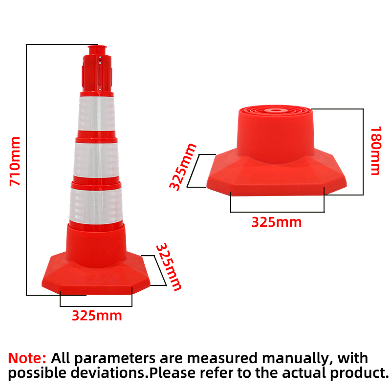 접이식 고광택 반사 교통 콘, 격리 경고 벨트가 있는  - Road Traffic Cone 리뷰 및 가격
