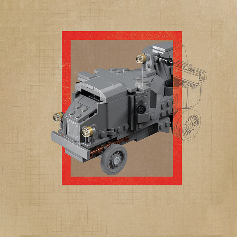 무거운 군용 장갑차 모델 MOC 조립 브릭 전쟁 장비  - Heavy Equipment Armor 리뷰 및 가격