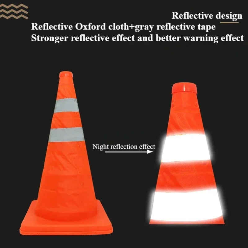 접이식 교통 반사 안전 콘 30/45/70cm 높이 접 - Road Traffic Cone 리뷰 및 가격