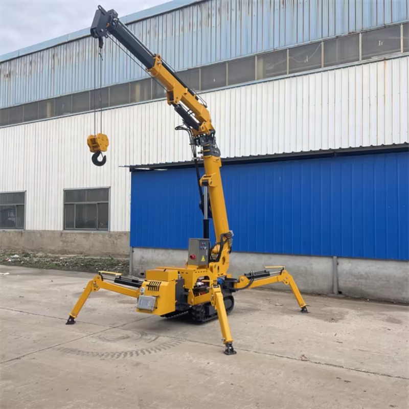 콤팩트 미니 스파이더 크레인 유압식 전동 리모컨 중량물 - Heavy Equipment Lift 리뷰 및 가격