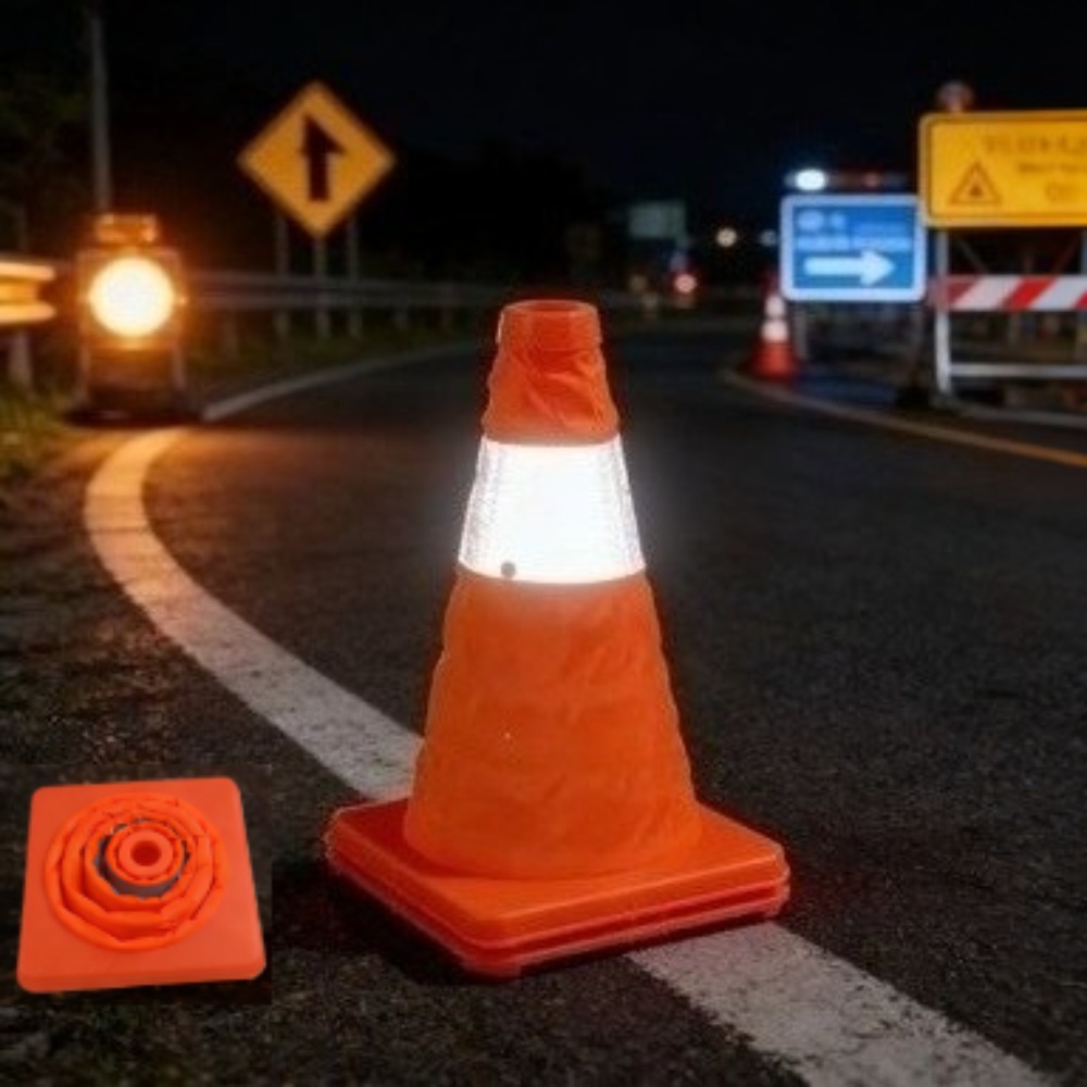 접이식 반사 교통 콘, 비상 도로 안전 콘, 휴대용 자 - Road Traffic Cone 리뷰 및 가격