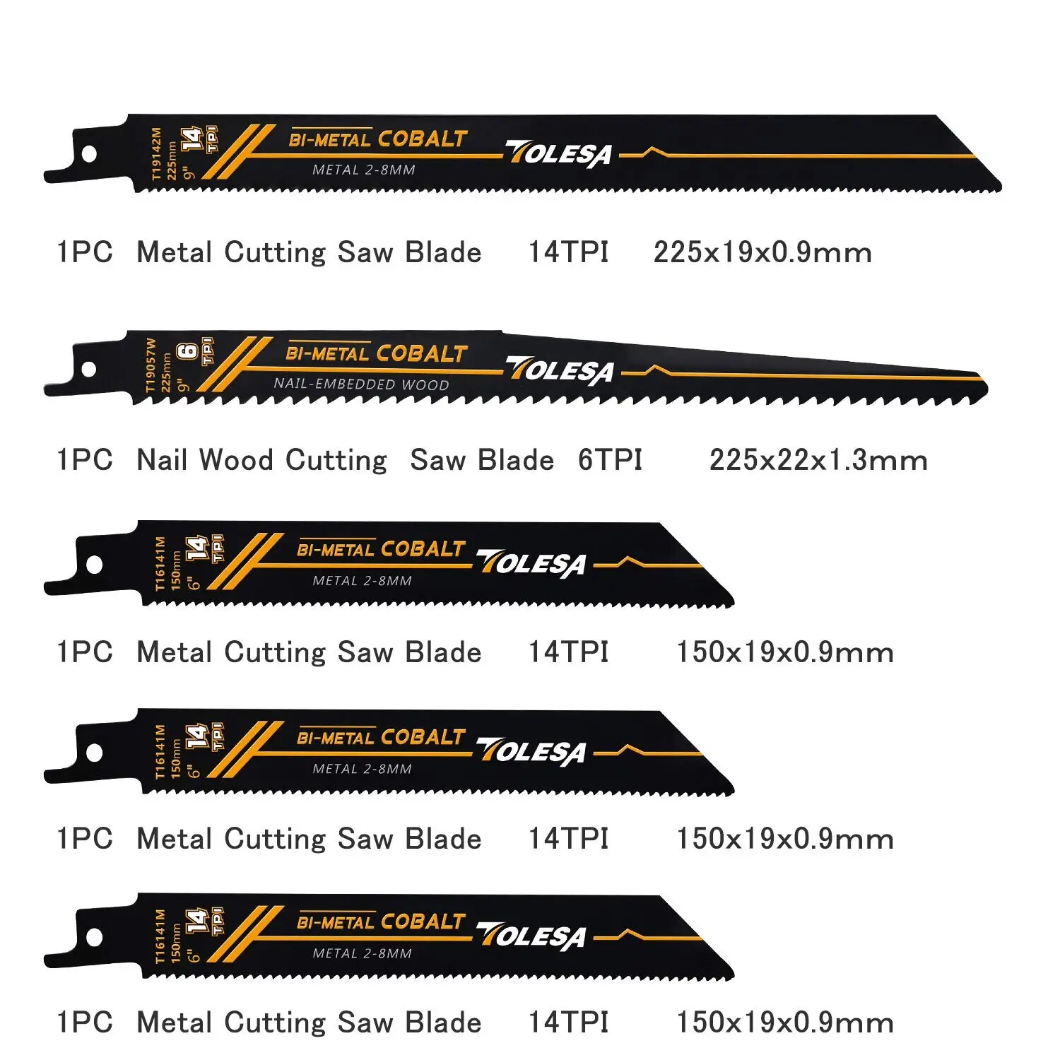 TOLESA 10PCS 목재 가지 치기 용 왕복 바이메 - Heavy Equipment Blade 리뷰 및 가격