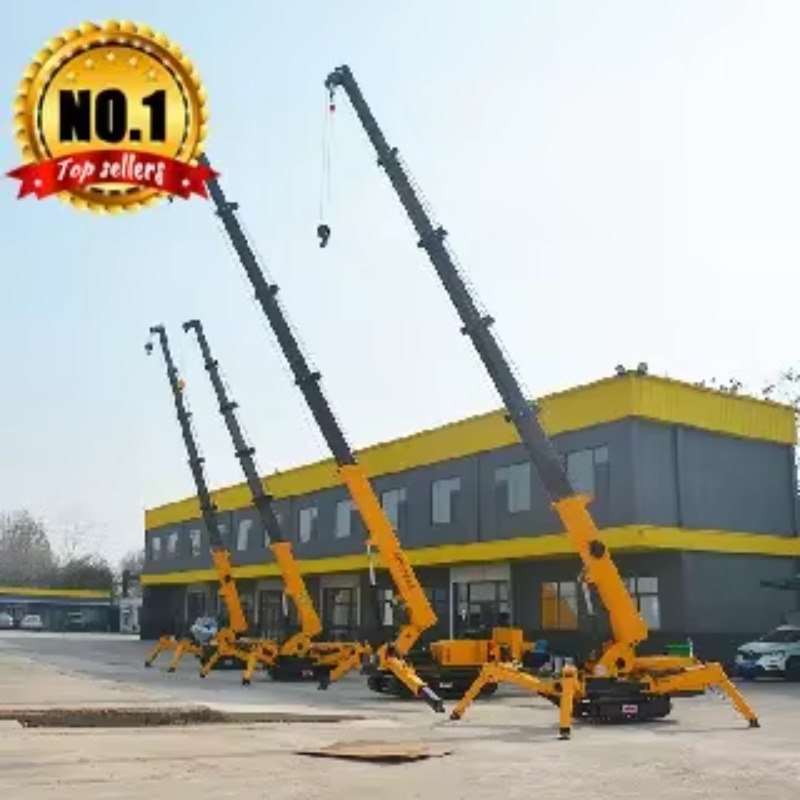 8T 유압식 스파이더 크레인 중장비 미니 크롤러 크레인 - Heavy Equipment Lift 리뷰 및 가격